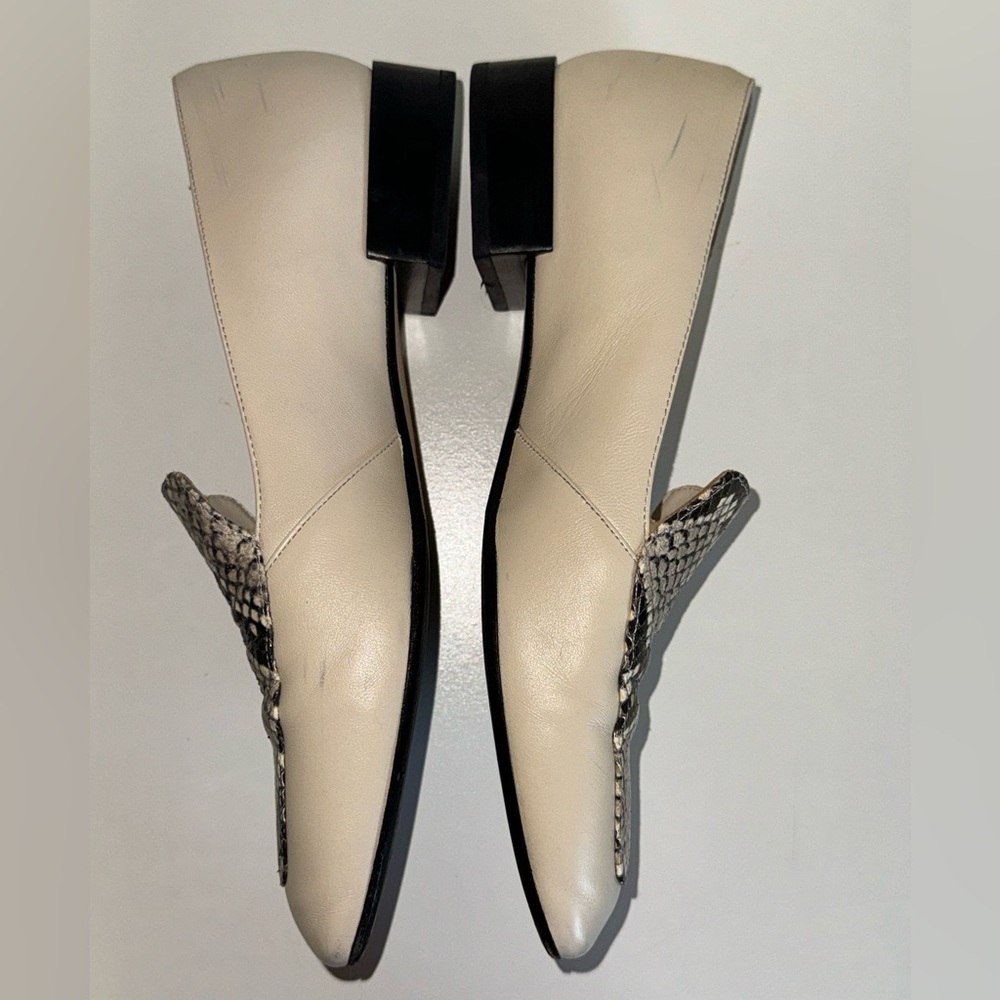 Aeyde snakeskin slip-on leather loafers - Picture 4 of 8